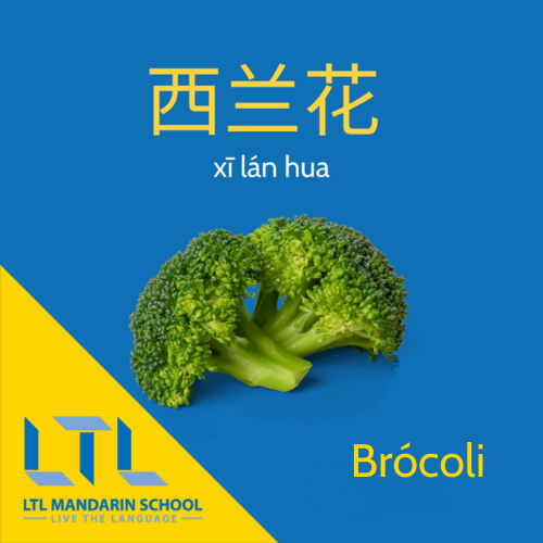 Brócoli en chino